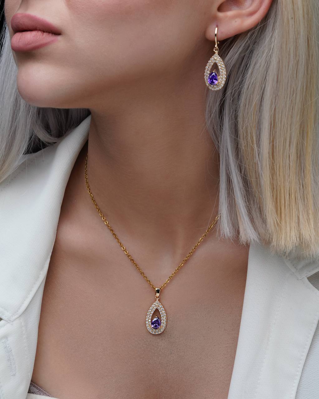 نیم ست مدل اشکی